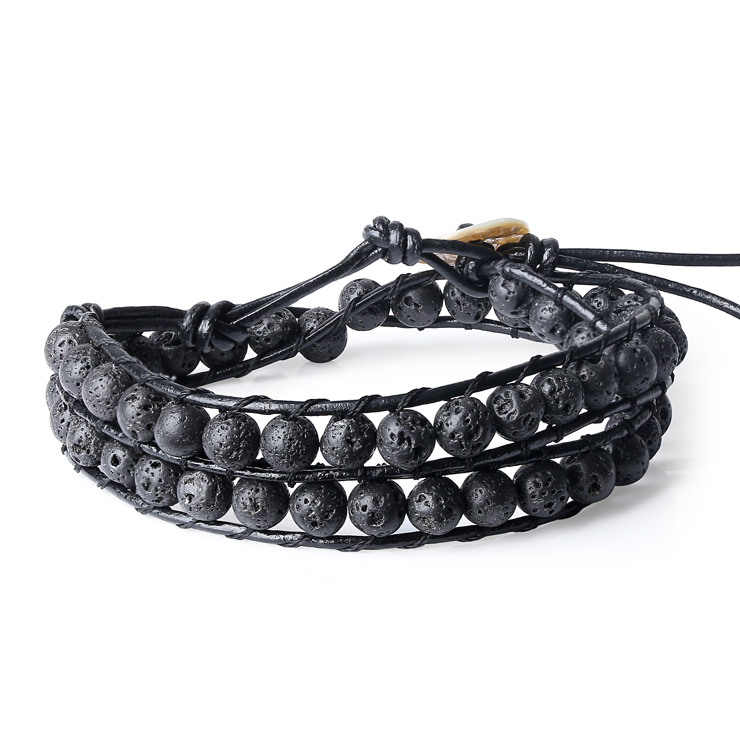 パワーストーン ブレスレット ラバストーン・アコヤ真珠 恋人・夫婦円満 健康 誕生石 6月 癒し aco classicアコヤ真珠・ラリマー ブレスレット（留め具タイプ