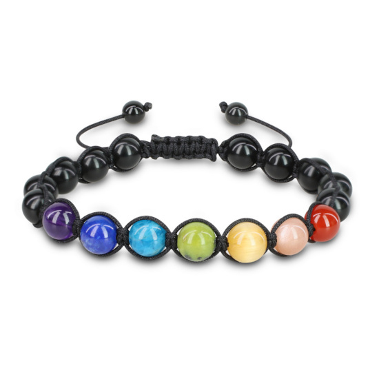 Braccialetti di perline di semi arcobaleno - Italia