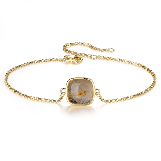 collana con perle naturali e centrale in argento con ametista e quarzo