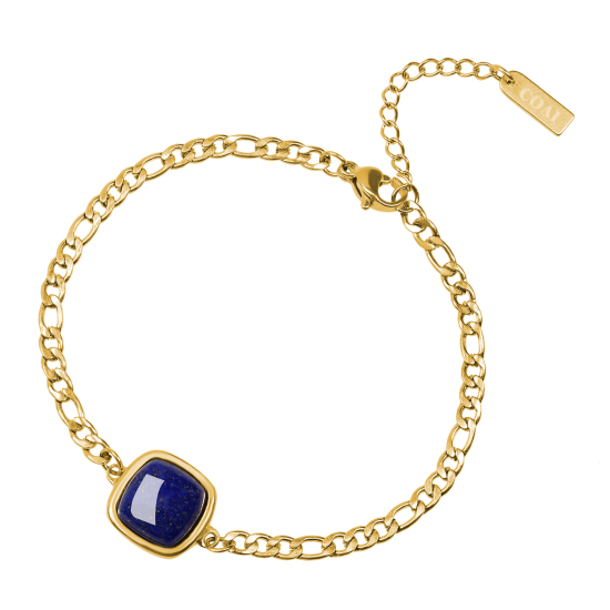 Bracciale Liebeskind Berlin Con Perline Opali Rosa E Logo In Acciaio Inox - Donna