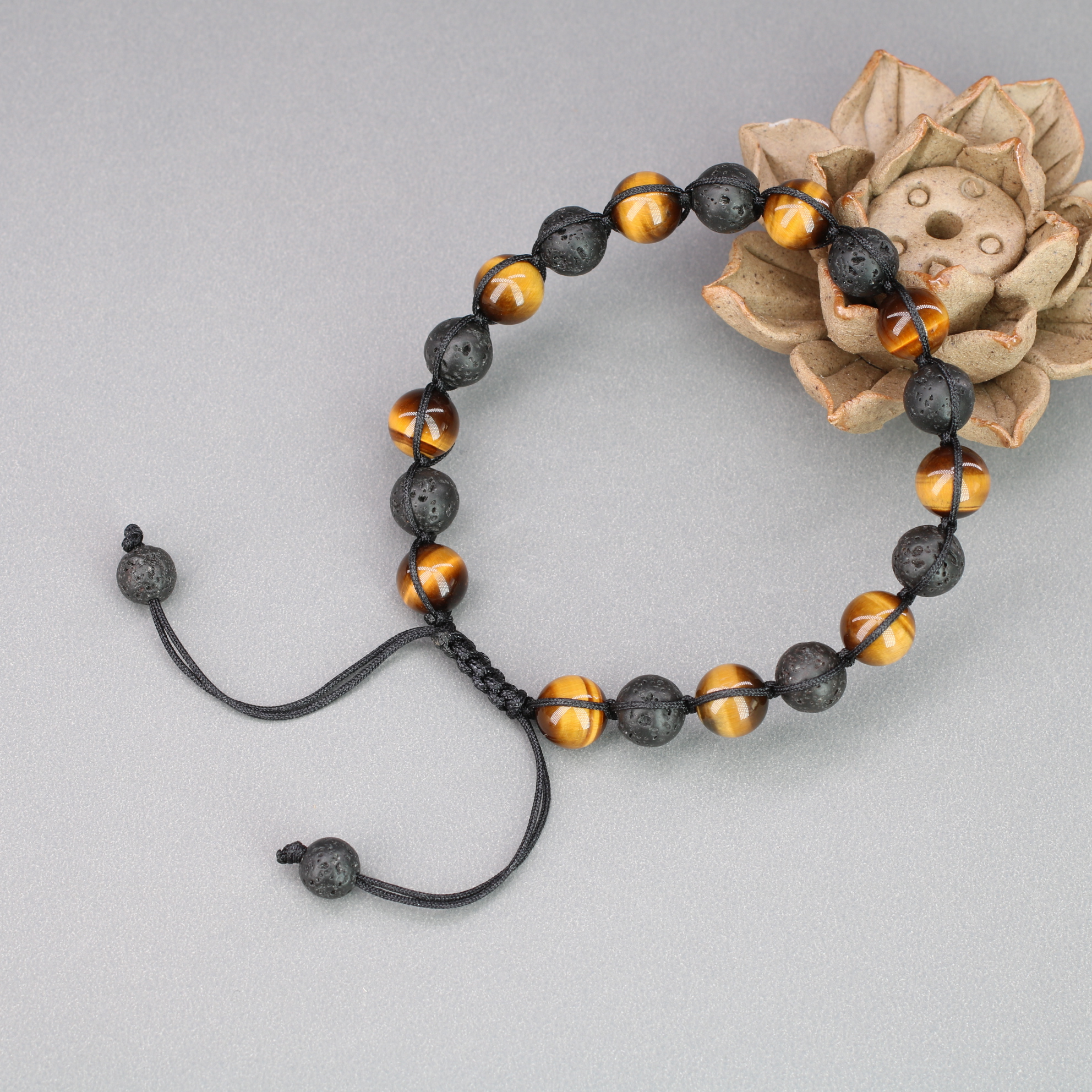 Collana con 7 Chakra, catena in argento, cristalli curativi dei sette chakra, impilabili e stratificabili - Italia