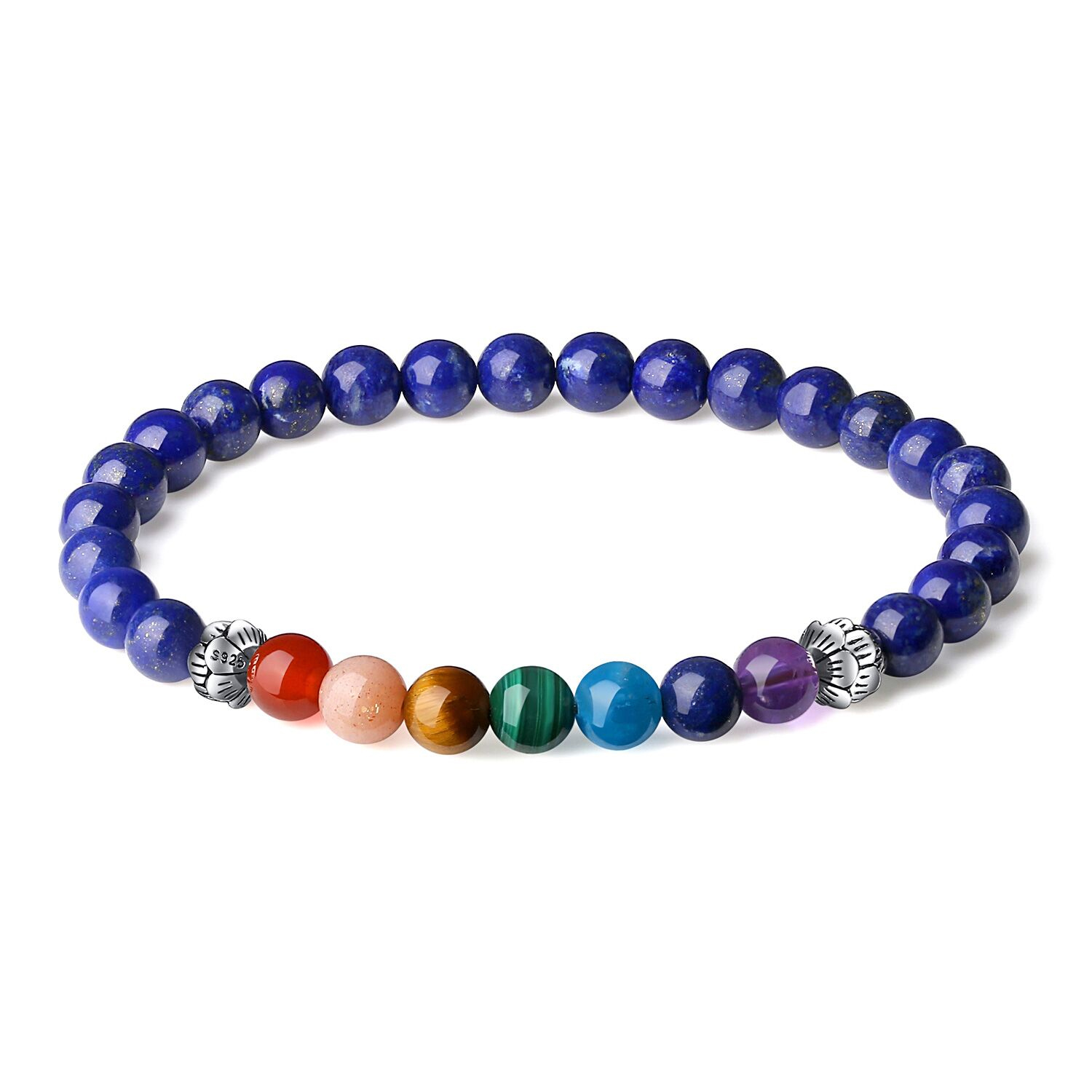 2x Chakra Bracelets With Meaning Card. Natural Crystal Healing Jewellery.  Mandala Bracelet, Yoga Bracelet, Meditation Charm. - Etsy