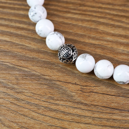 COAI-His-and-Hers-Blessing-Howlite-Tiger-Eye-Stone-Bracelets-for