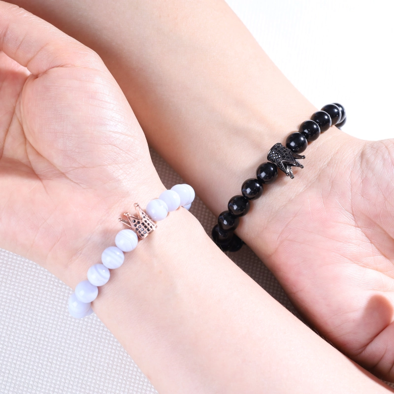 Matching crown bracelets store
