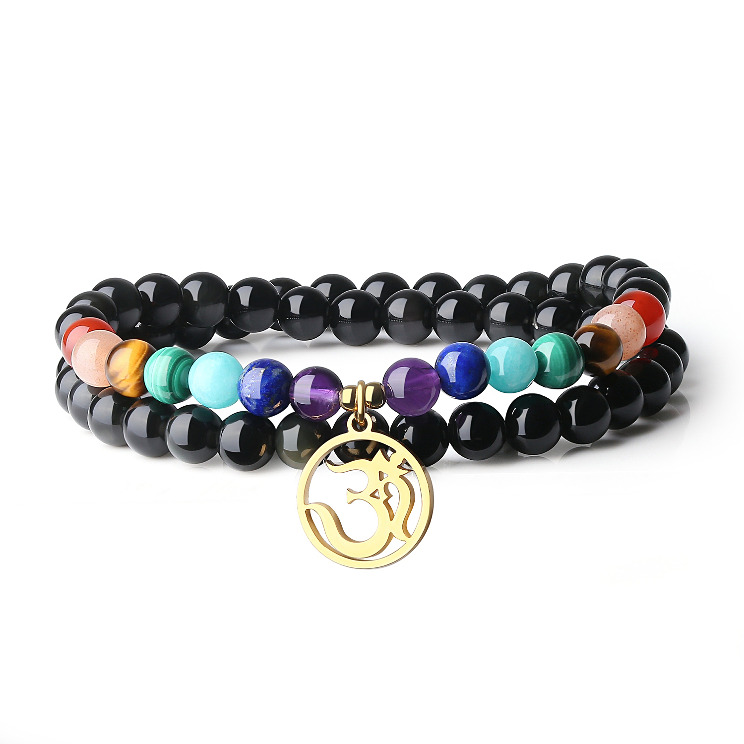 Buy Colourful Gemstone Healing Stylish Charm Bracelets for Men Women Boys  and Girls |Multi Color at Amazon.in