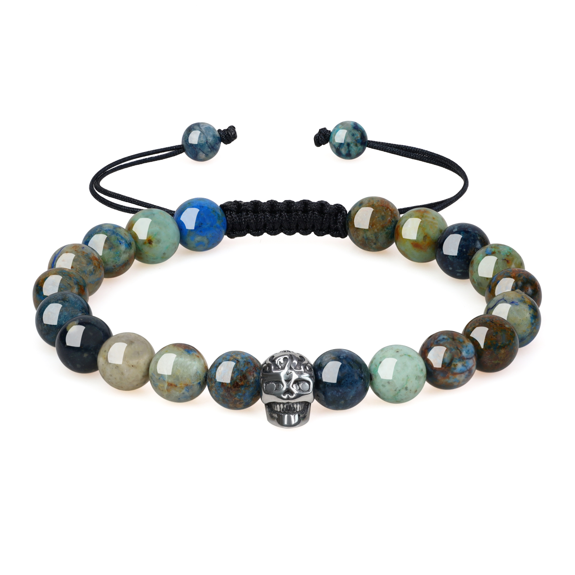 Azurite Leather Bracelet | Made In Earth US