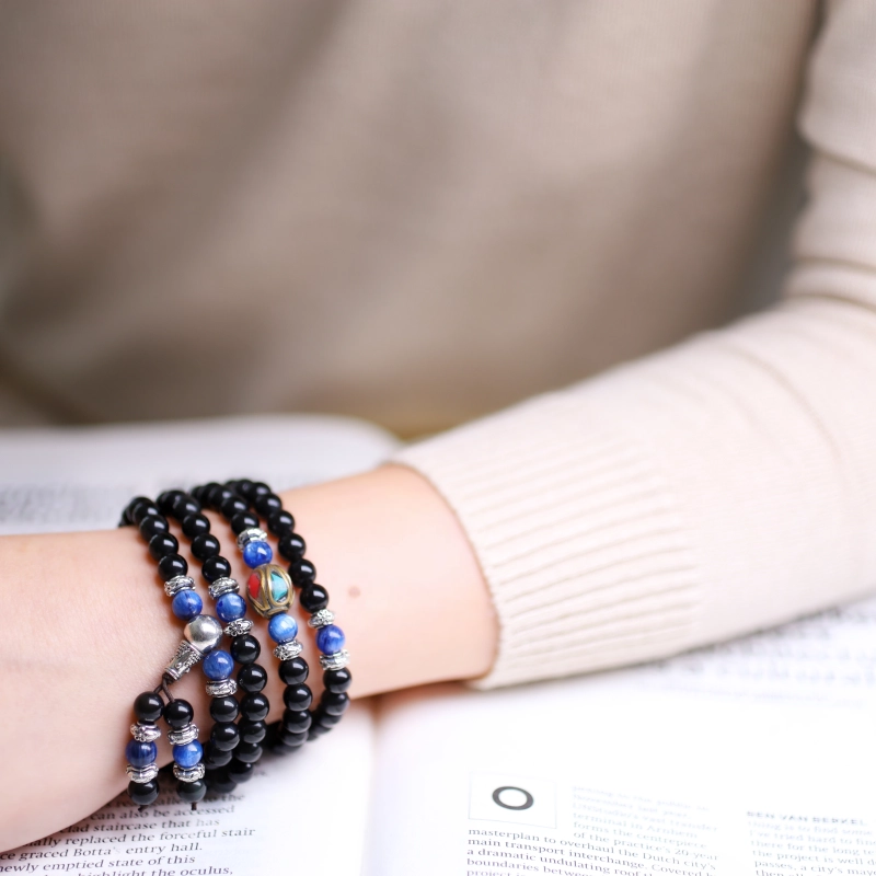 coai Bracelet Mala Bouddhiste Collier Perle Unisexe