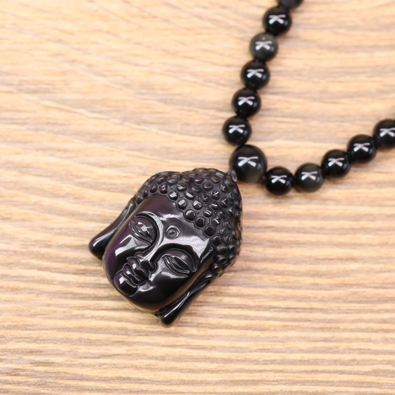 Collana Mala Buddista Tibet Testa Di Teschio Turchese Blu/Bianco 108 Perline Preghiera - Foto 7