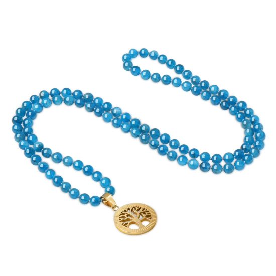 Mala 108 grani in Moon Stone Naturale alta qualità - Tibet Milano