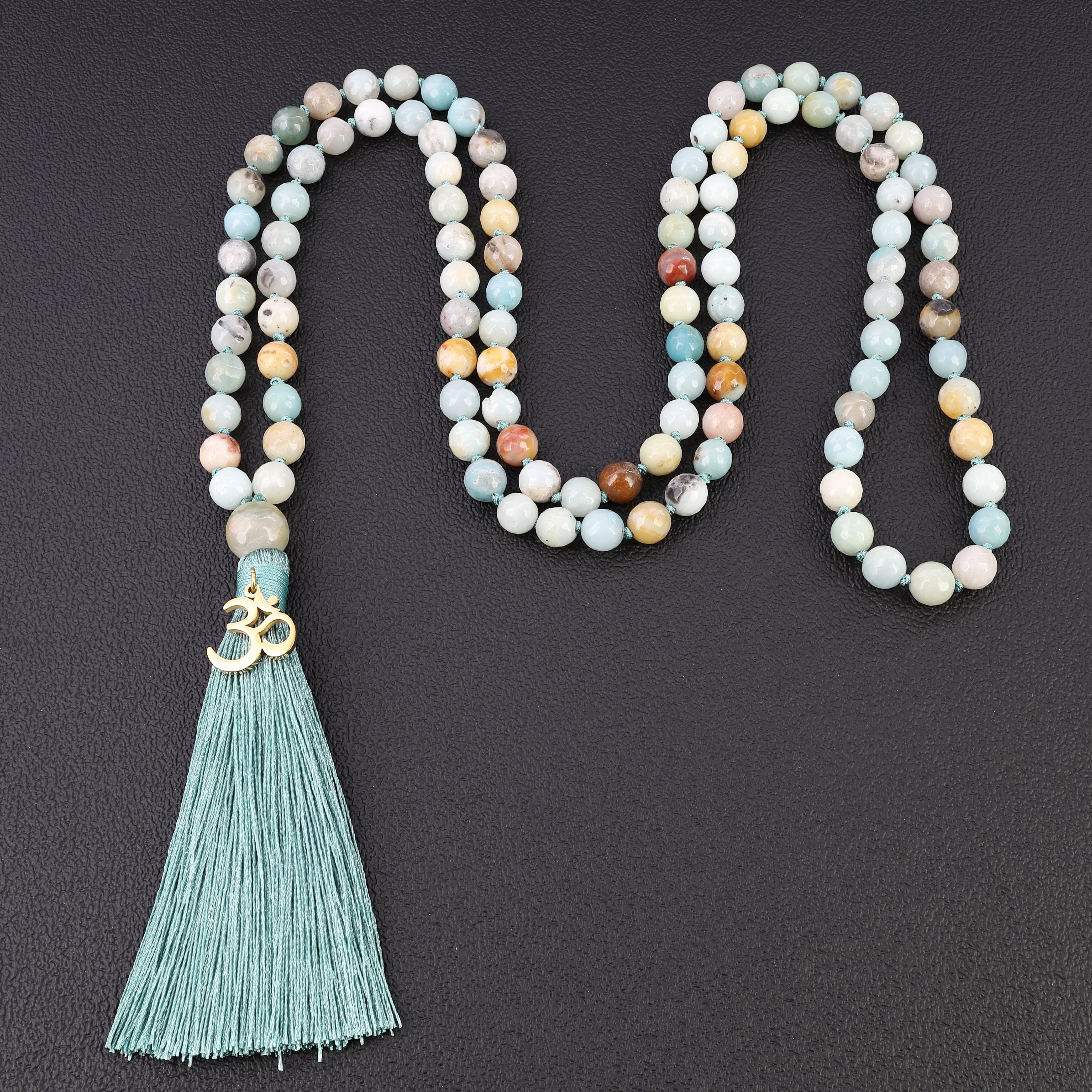 knotted mala necklace