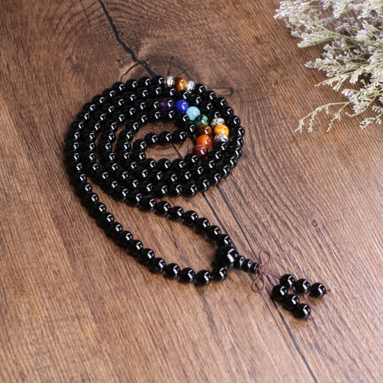 Black Onyx Mala Prayer Beads