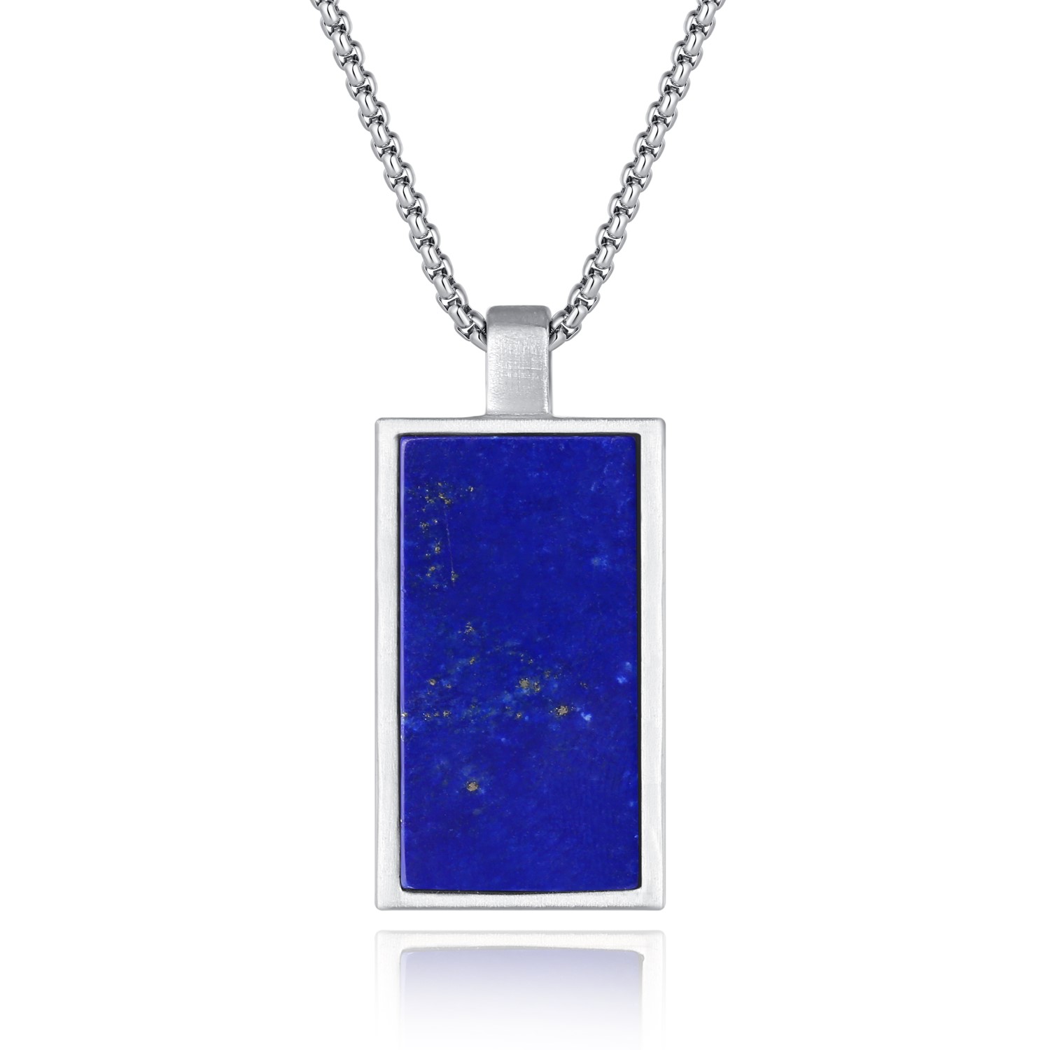 navy blue lapis lazuli necklace fine and sterling silver