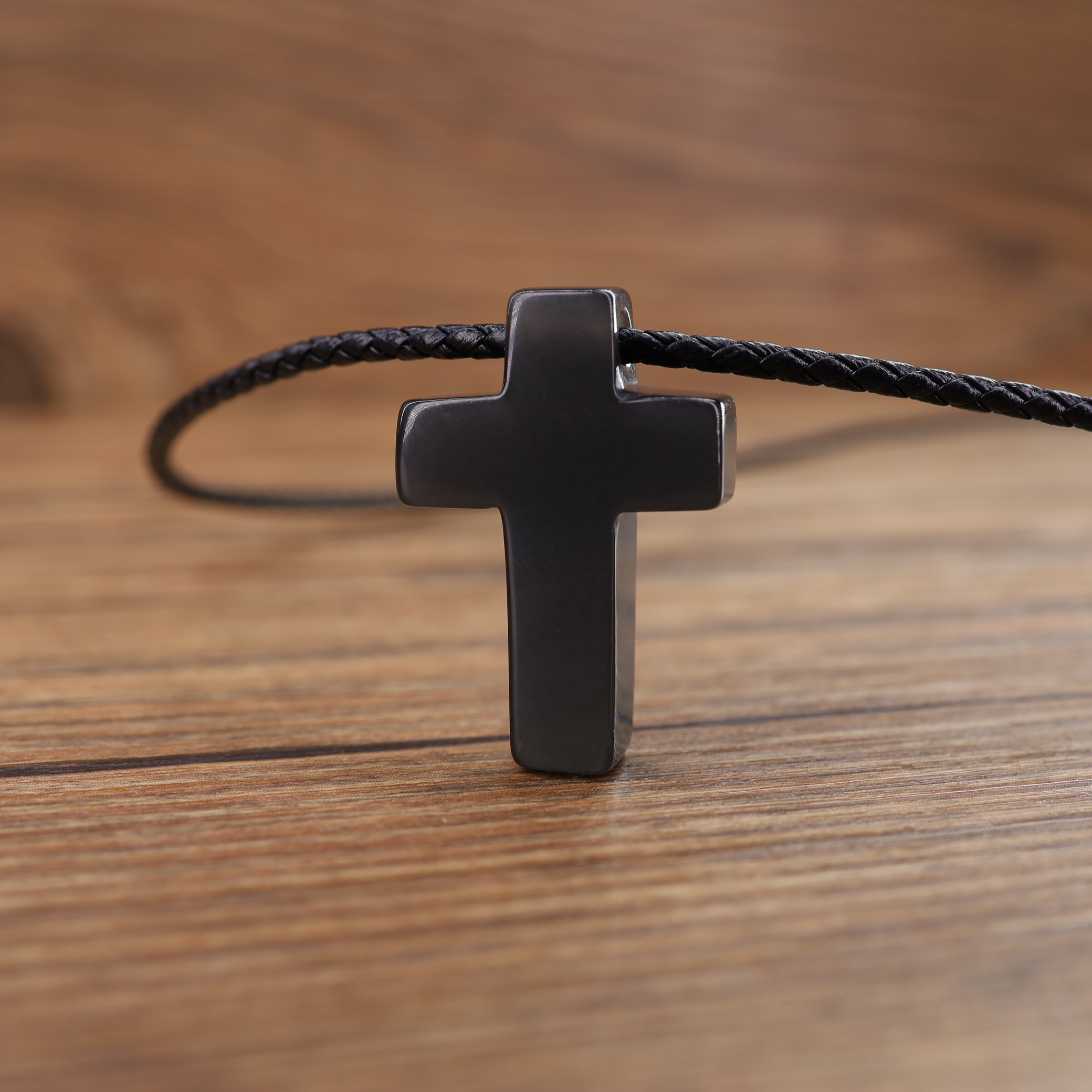 Ice-Obsidian-Stone-Cross-Pendant-Necklace