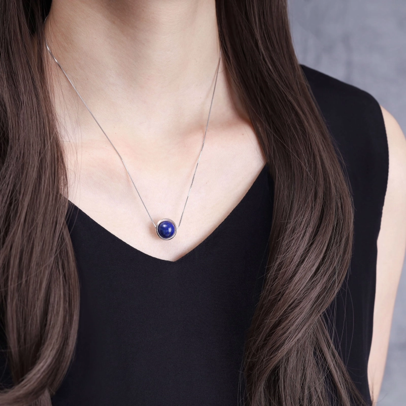 Lapis-Lazuli-Stone-Crystal-Silver-Necklace-COAI
