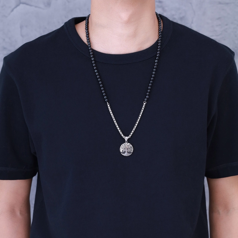 Collana con pendente Pomellato Capri in oro, ametista e giada