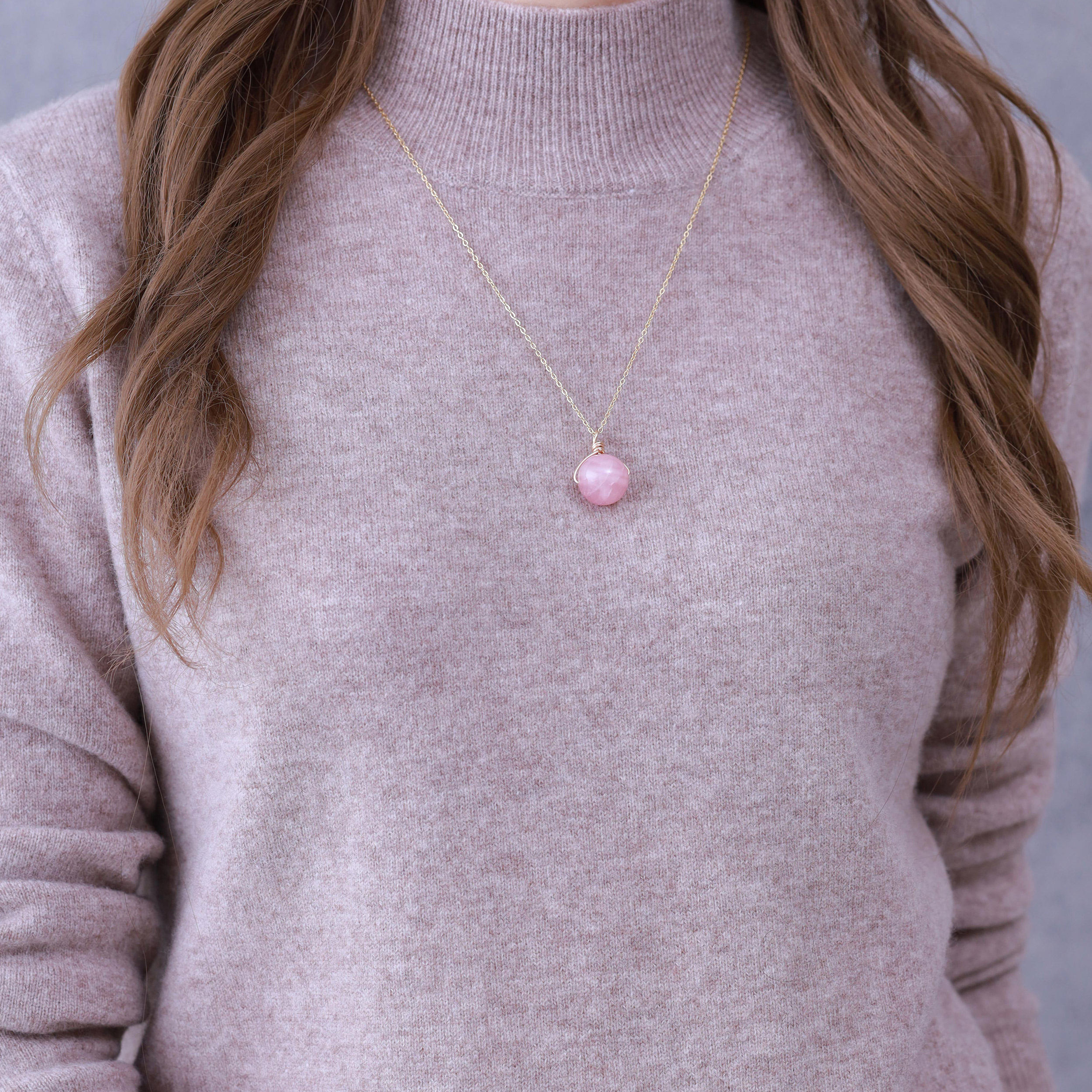 Collier femme pas cher pendentif rond pierre cristal - Ref 21951 - Accueil