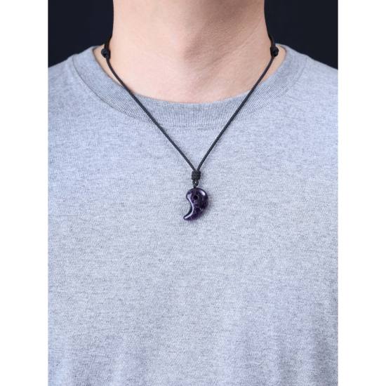 Japanese Jade Magatama Pendant Itoigawa Natural 10g Buddhism Necklace Japan