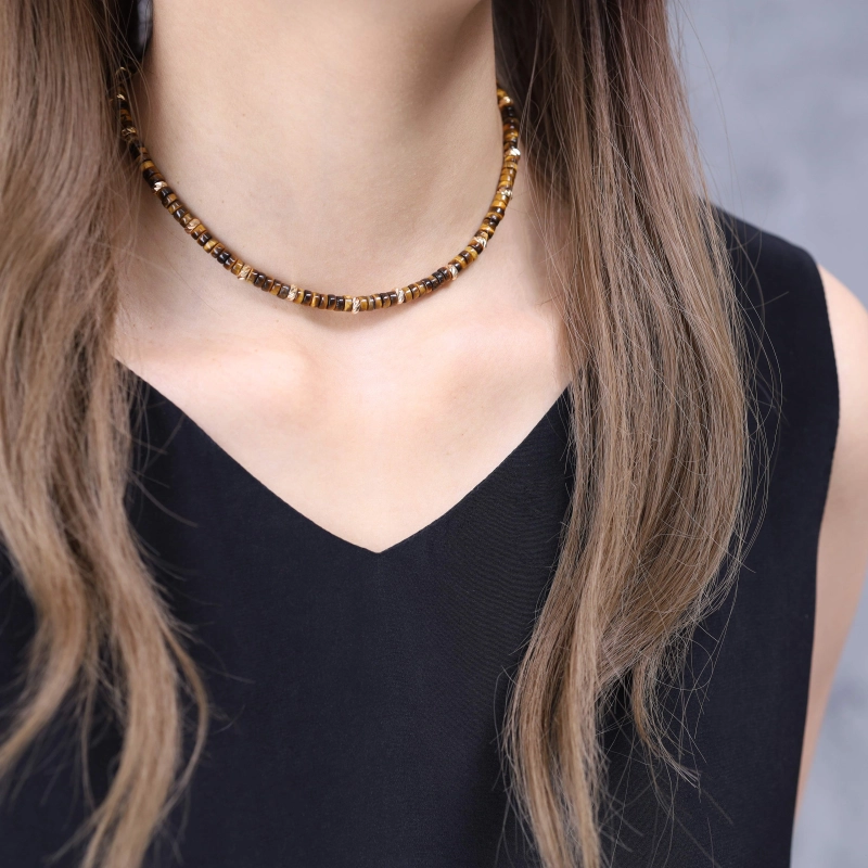 Collier Heishi et Sertie - Au fil de LO - Shop
