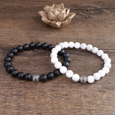 Longevity charm yin and yang bracelets