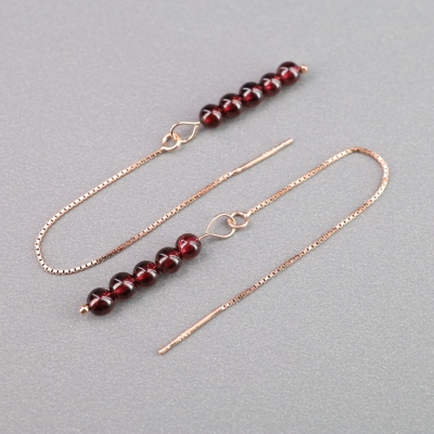 Garnet earrings