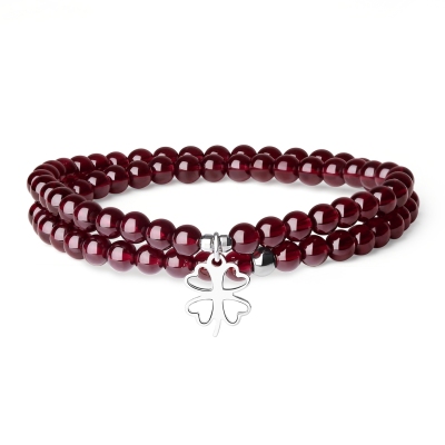 Garnet womens bracelet