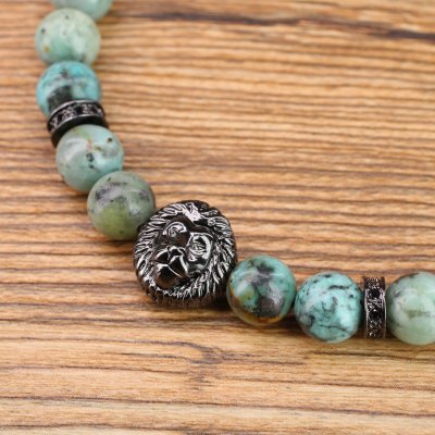 African turquoise bracelet