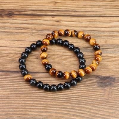 Tiger Eye Stone obsidian distance bracelets