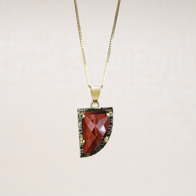 red Tiger Eye Stone pendant