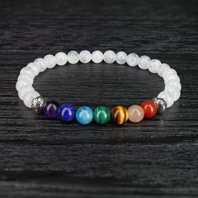 bracelet chakra pierre de lave