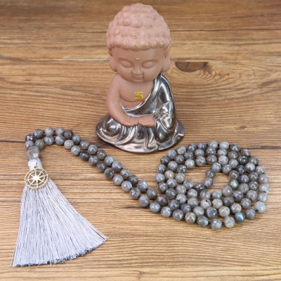 Labradorite mala 108 necklace