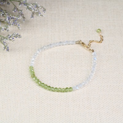 peridot womens bracelet