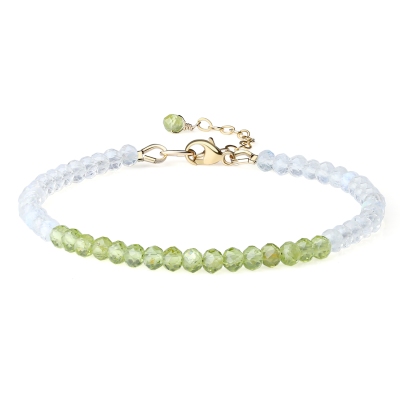 Peridot damen armband