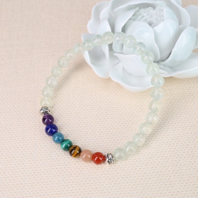 Prehnite bracelet