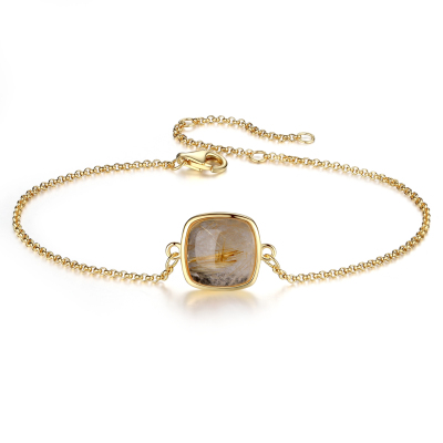 Rutilated Quartz bracelet