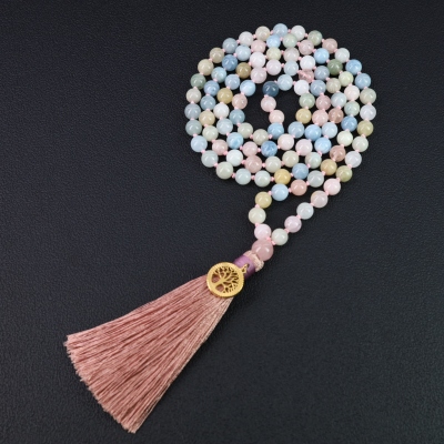 Morganite 108 mala