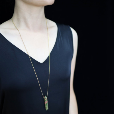 Unakite women pendant