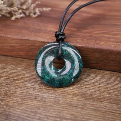 pendentif en chrysocolle