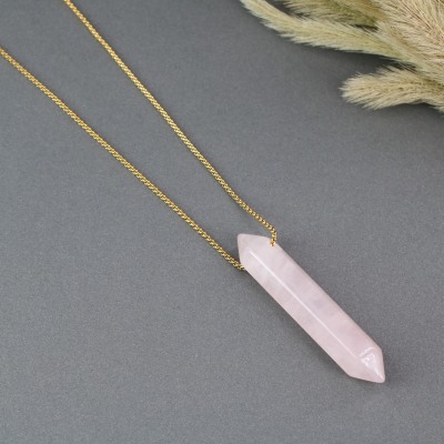 quartz Hexagonal Crystal Pendant