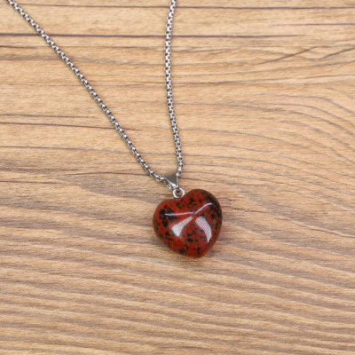 Mahogany Obsidian necklace