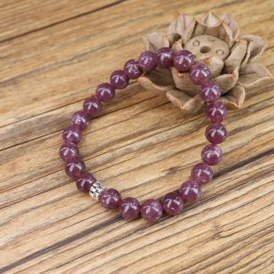 bracelet en lépidolite