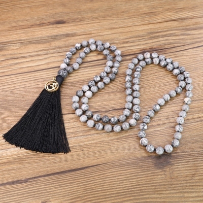 collar japamala de jaspe mapa