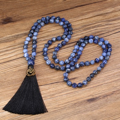 Sodalite108 mala necklace