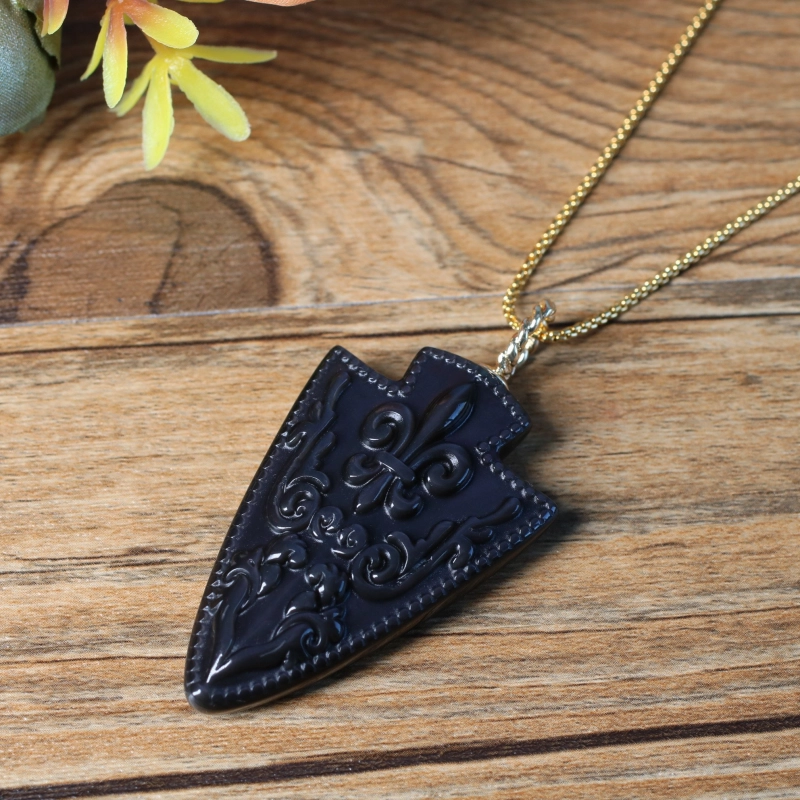 オブシディアン　お守り Amazon | [コアイ] オブシディアン オオカミの牙 黒曜石 邪気